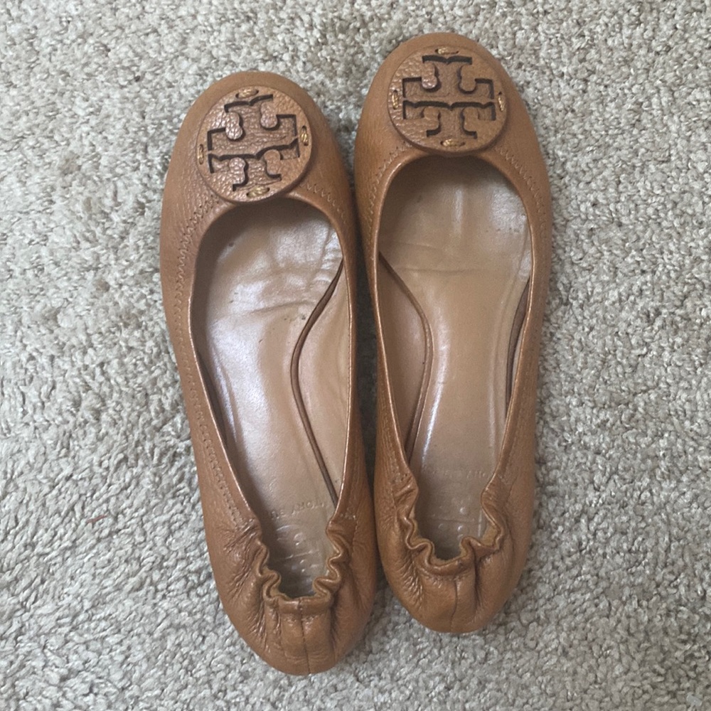 Tory Burch Ballet Flat - Tan Leather
